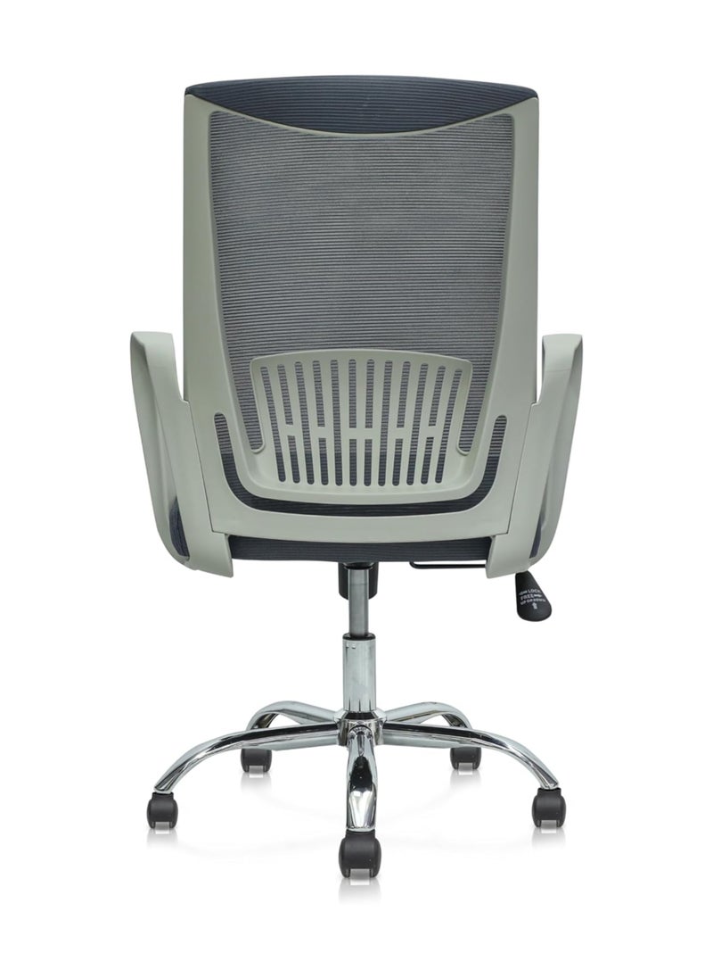 KARNAK Ergonomic Design Mesh Office Desk Chair - Grey  - Image 4