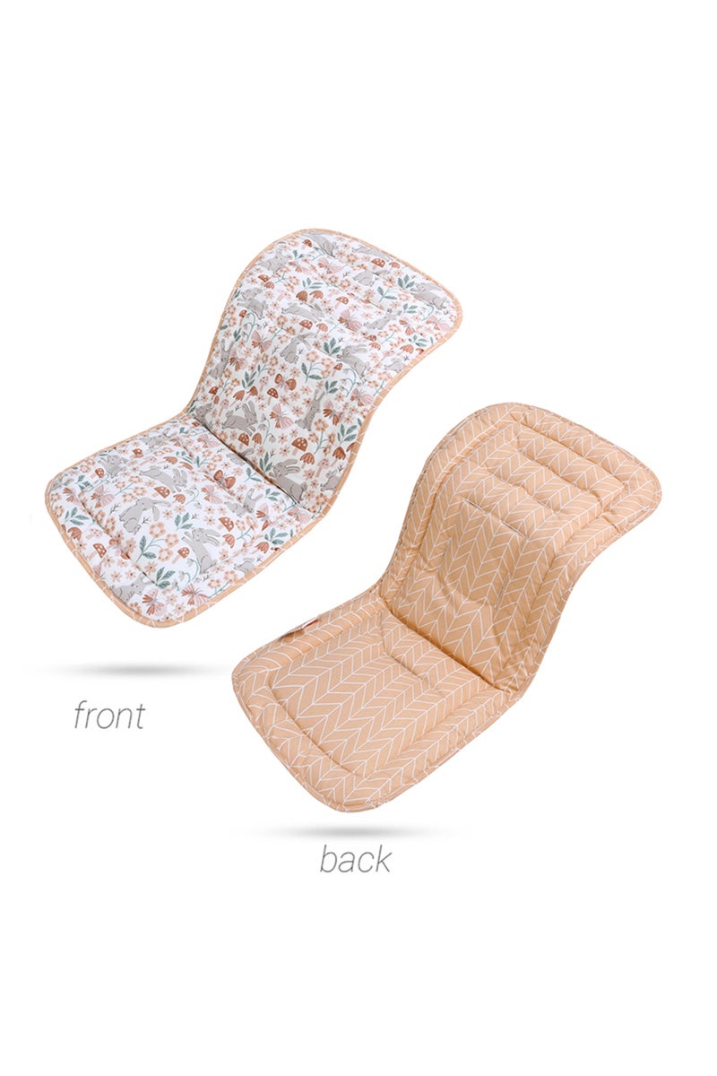 وسادة عربة أطفال قطنية مريحة مناسبة لجميع الفصول، وسادة مقعد ناعمة عامة لمقعد عربة الأطفال