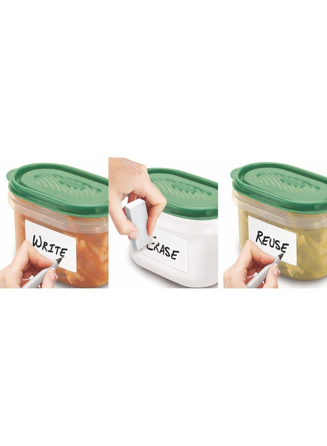 Jokari Erasable Food Labels 4-Pack Starter Kits With Pen & Erasers, Reusable Label Multi-Color, Freezer, Microwave & Dishwasher Safe Kitchen Tool for All-Purpose Meal Organization by Jokari - Image 2