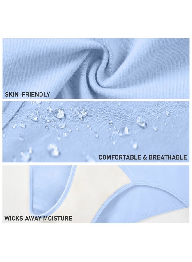Battewa Quick Dry Incontinence Underwear for Women High Waisted Leak Proof Panties Washable Postpartum Bladder Control Cotton Briefs (Multicolor, X-Large, 5 Pack) - Image 5