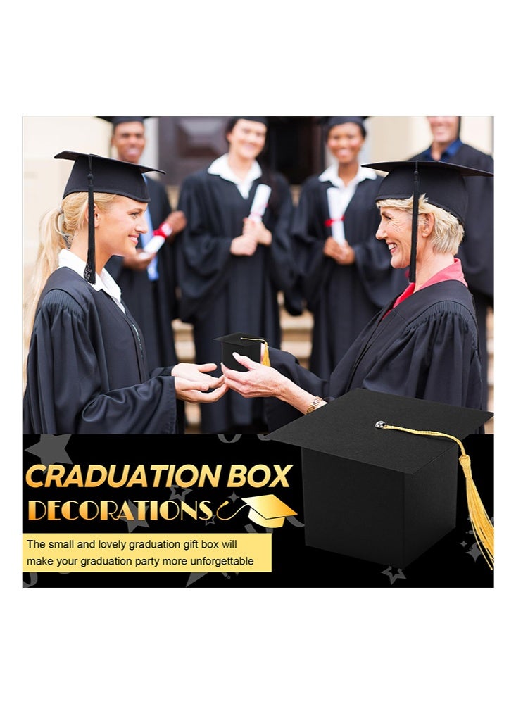 50 Pack Graduation Candy Boxes, Graduation Cap Gift Sugar Chocolate Boxes with Yellow Tassel, DIY Grad Treat Box for Graduation Party Favors Boxes, Graduation Decor Party Supplies - Image 5