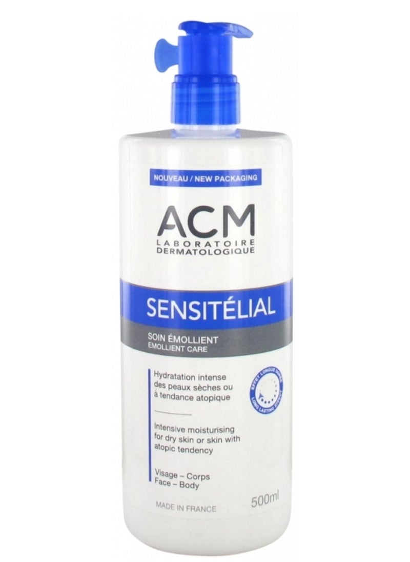 ACM SensitelIal soin emollient Care Moisturizing Cream for Face and Body 500 ml 