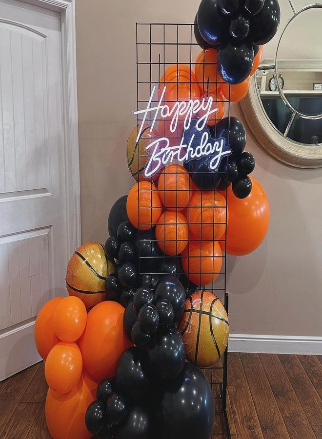 KHC-KHF Basketball Balloons Foil 18 Inch 10 Pack Sports Birthday Party Decor Game Day School Event Team Celebration Supplies - Image 5