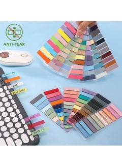 Fanski Sticky Index Tabs, 2800pcs Page Tabs Sticky Flags Markers Clear Sticky Notes Page Colored Writable and Repositionable Index Tabs for Page Marking Classify File  - Image 2