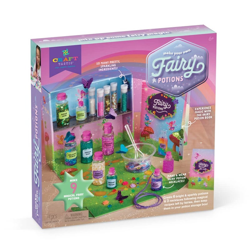 Craft Tastic كرافت-تاسك - مجموعة جرع الجنيات - اصنع 9 جرع سحرية للجنيات - Image 1