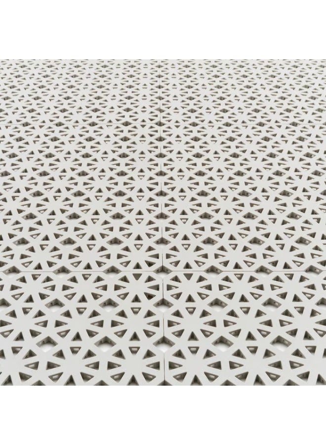 بلاط أرضيات خارجي، رمادي فاتح، 0.81 متر مربع، 9 قطع - Image 2