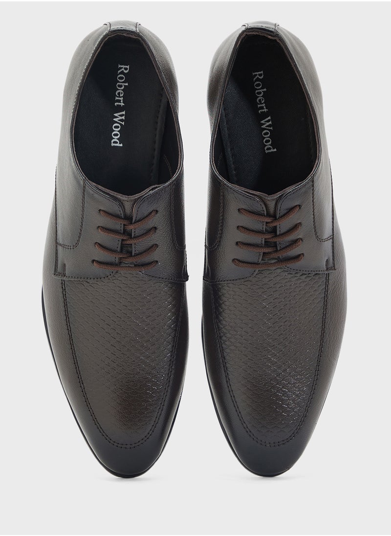 Robert Wood Genuine Leather Formal Lace Ups  - Image 4