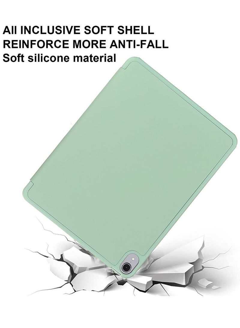 Case for New iPad Air 5th Generation (2022)/iPad Air 4th Generation (2020) 10.9 Inch, with Screen Protector and Auto Wake/Sleep Cover, Matcha Green - Image 5