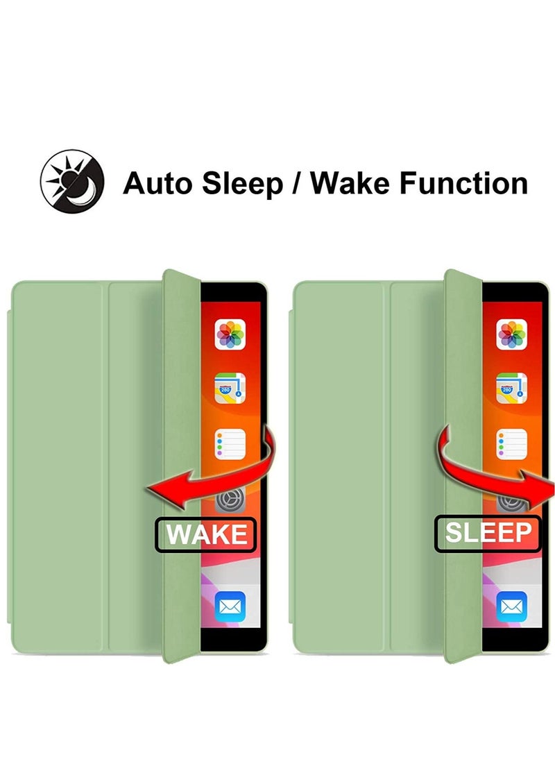 Case for New iPad Air 5th Generation (2022)/iPad Air 4th Generation (2020) 10.9 Inch, with Screen Protector and Auto Wake/Sleep Cover, Matcha Green - Image 3