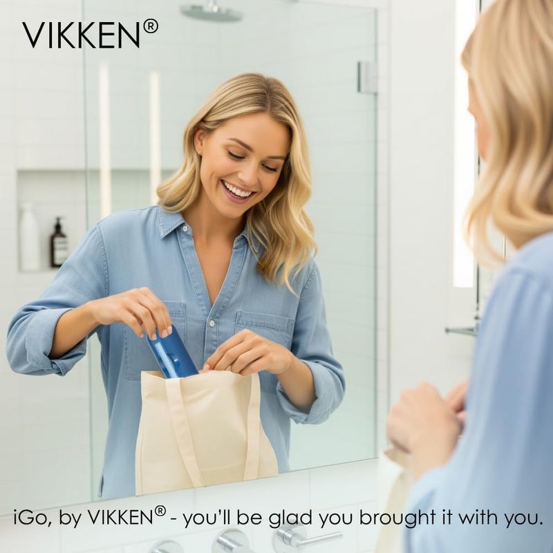 VIKKEN Store ® 250ml iGo X Portable Travel Bidet USB-Type C Rechargeable Electric Mobile Handheld Ultra Strong Water Spray Personal Hygiene Self Care for Women & Men - Image 2