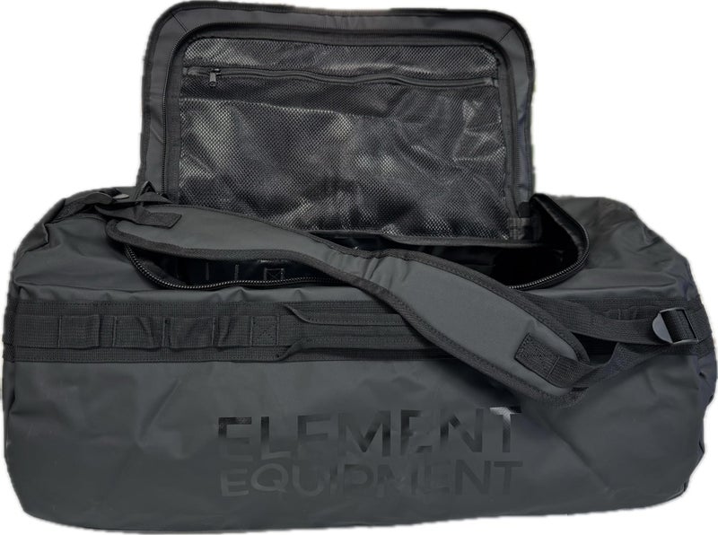 Element Equipment Trailhead Duffel Bag Shoulder Straps Waterproof Black/Black Large - Image 3