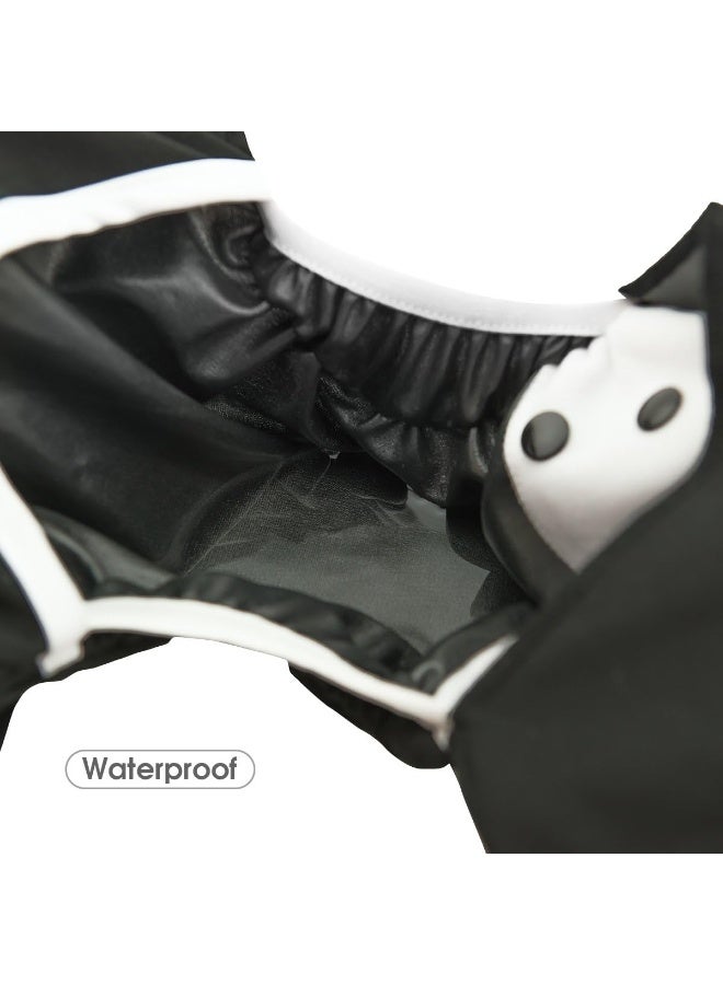 Babygoal Cloth Diaper Covers for Fitted Diapers and Prefolds with Double Gusset, Adjustable Reusable for Baby Boys, 6pcs Covers+One Wet Bag - Image 5