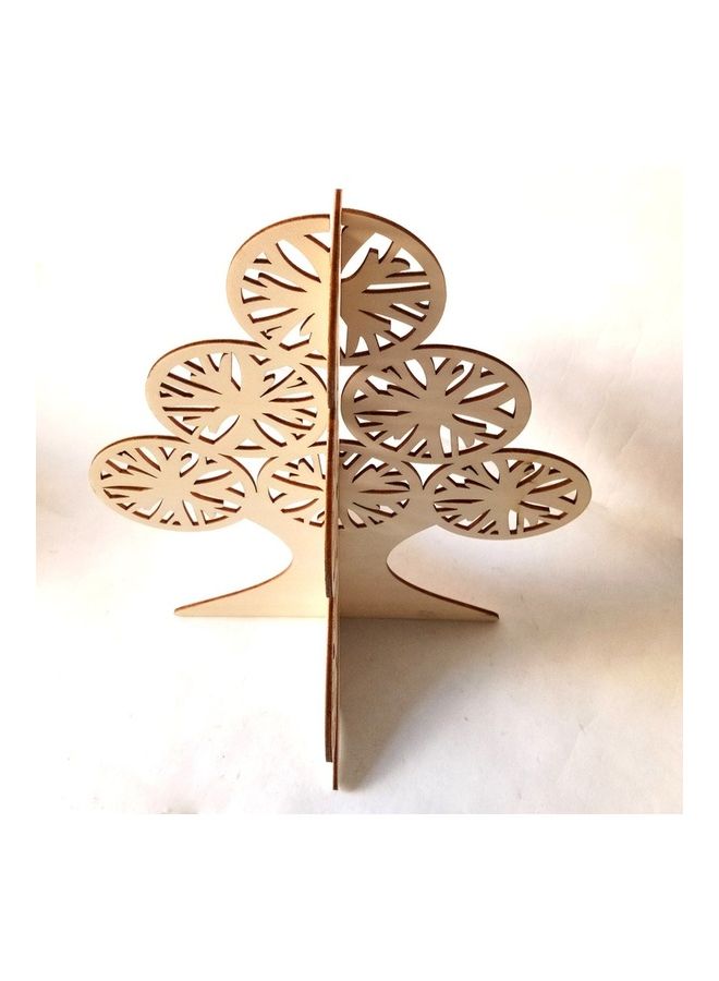 NIBEMINENT Wooden Tree Shape Ornament - Image 3