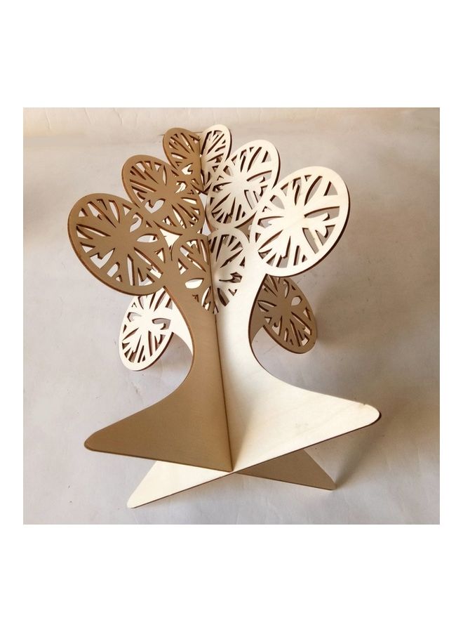 NIBEMINENT Wooden Tree Shape Ornament - Image 2