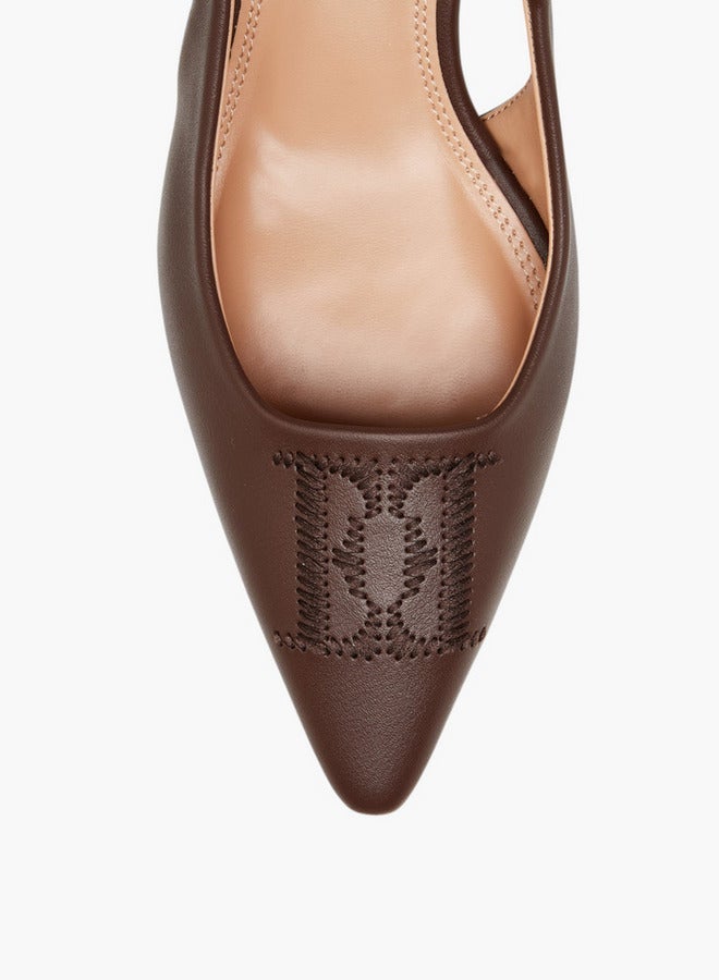 ELLE Women's Pointed Toe Shoes with Stiletto Heels and Buckle Closure - Image 4