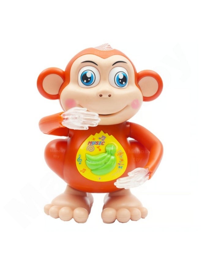 Manos Musical Dancing Baby Monkey Toy, Multicolor, Pack of 2  - Image 1