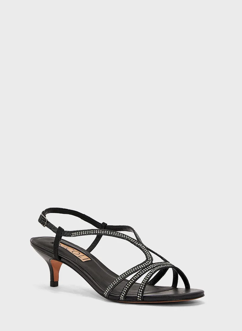 Nicoli Francine Mid Heel Sandals