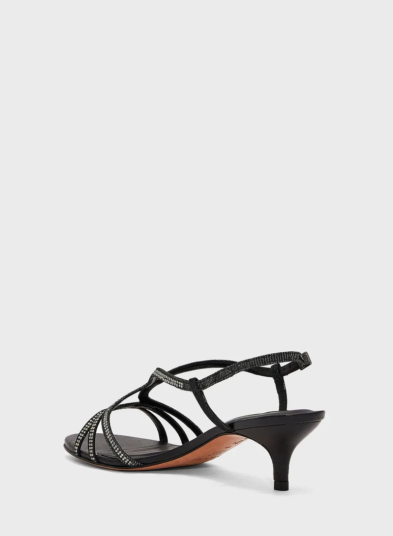 Nicoli Francine Mid Heel Sandals
