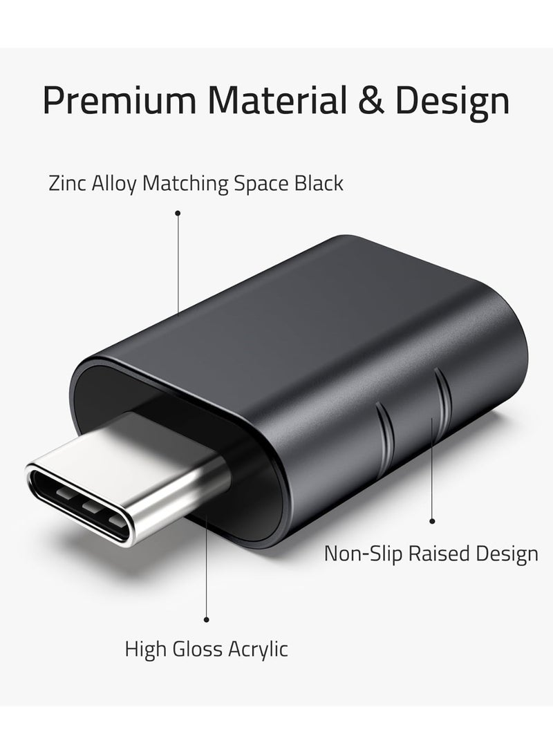 SYNTECH Adapter USB C to USB Adapter Pack of 2 USB C Male to USB3 Female  Compatible with All Type C Devices - Image 3