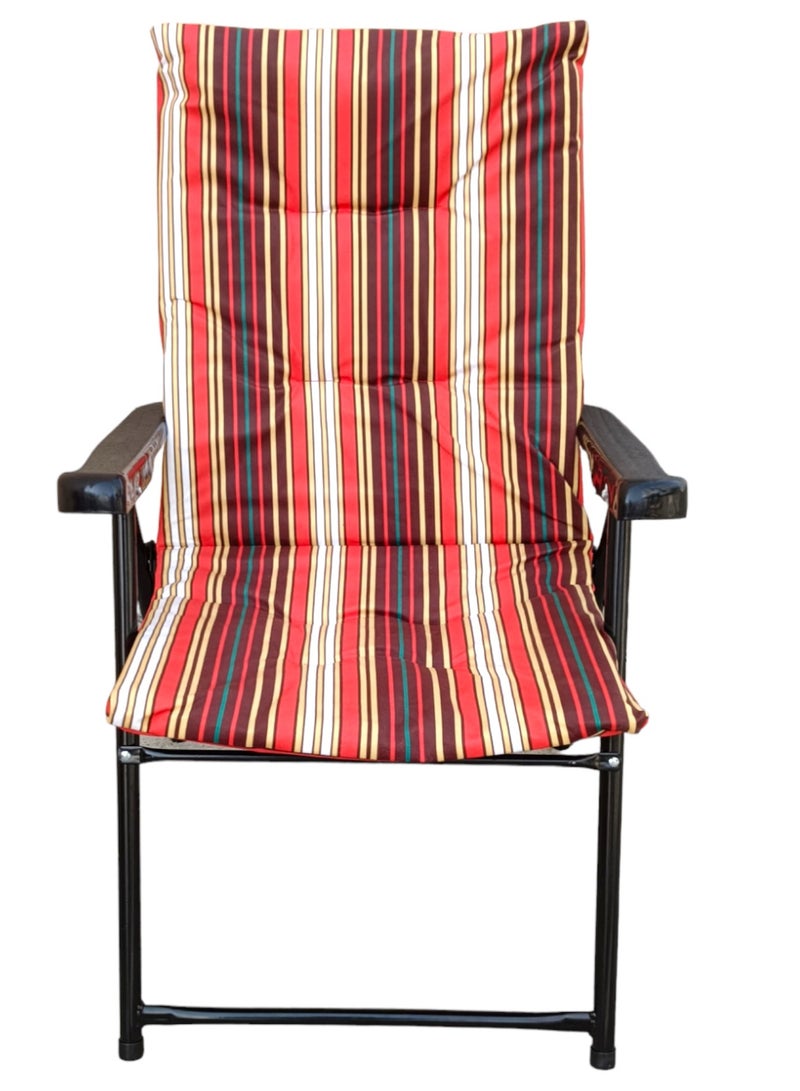 GO2CAMPS Foldable Camping Chair with Cusion Premium Quality | Beach Chair | Garden Chair | Fishing Chair | Travel Chair | Picnic Chair - Image 2