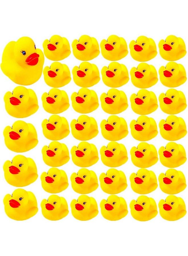 SPADORIVE Rubber Ducky Baby Bulk Bath Toy Shower Birthday Party Favors Gift Set Of 50 - Image 3