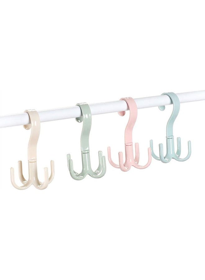 Thinkmay Rotating Scarf Purse Organizer for Closet Tie Rack and Belt Organizer, 4 Pack Plastic Closet Handbag Hanger for Belts, Ties, Bag, Purse, Scarves, Clothing and Other Accessories  - Image 1