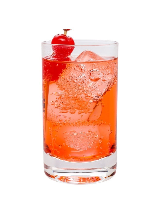 Restaurantware 6 Ounce Whiskey Glasses, 10 Medium Old Fashioned Glasses - Does Not Contain Lead, Weighted Bottom, Clear Glass Low Ball Glassware, Dishwasable, Great For Scotch Or Cocktails - Image 2