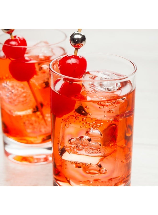 Restaurantware 6 Ounce Whiskey Glasses, 10 Medium Old Fashioned Glasses - Does Not Contain Lead, Weighted Bottom, Clear Glass Low Ball Glassware, Dishwasable, Great For Scotch Or Cocktails - Image 3