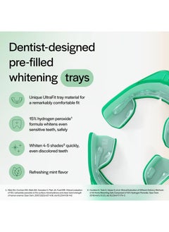 Opalescence Go - Prefilled Teeth Whitening Trays - Original 15% - (4 Treatments) - Hydrogen Peroxide with PF - Cool Mint - Made by Ultradent. 4648-1  - Image 2
