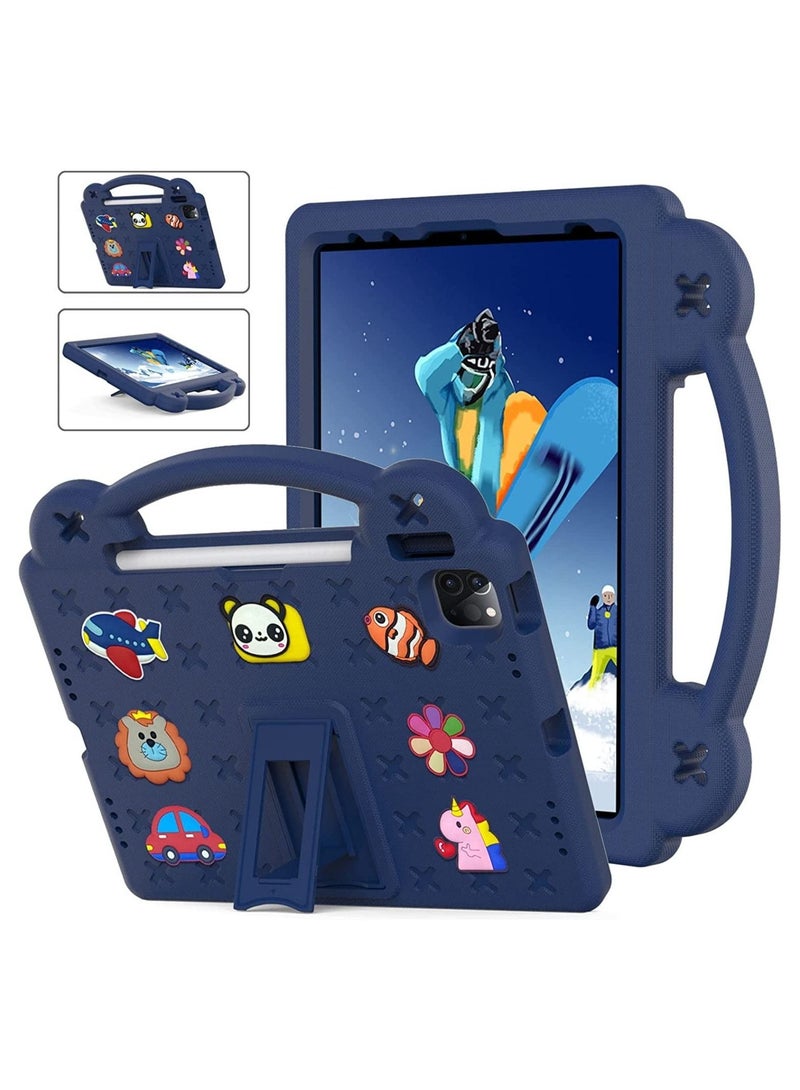 Shockproof Case Compatible with iPad 11th Generation 11 inch 2025 /iPad 10th Gen 10.9 Inch 2022 , DIY Kids Cover with Pencil Holder Shoulder Strap - Image 1