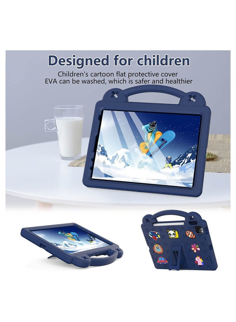 Shockproof Case Compatible with iPad 11th Generation 11 inch 2025 /iPad 10th Gen 10.9 Inch 2022 , DIY Kids Cover with Pencil Holder Shoulder Strap - Image 5