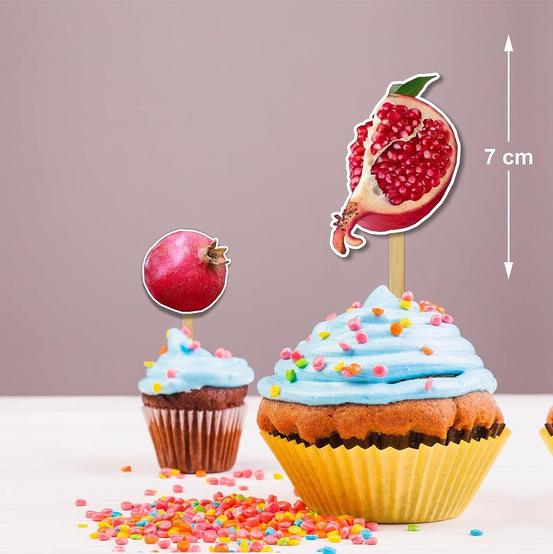 Seyal Pomegranate Cupcake Topper - Image 2