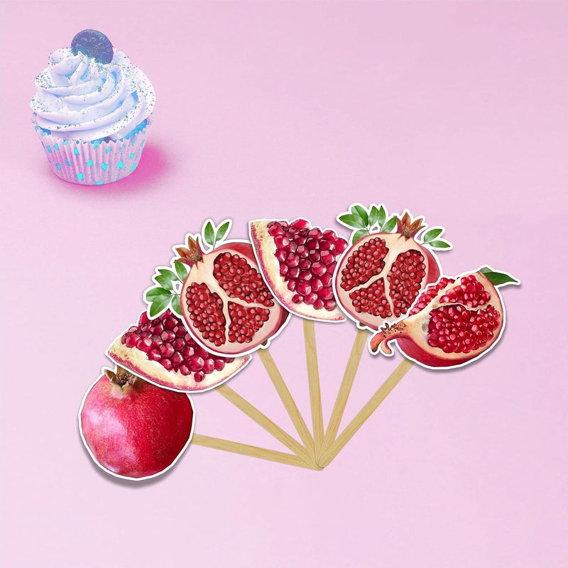 Seyal Pomegranate Cupcake Topper - Image 3