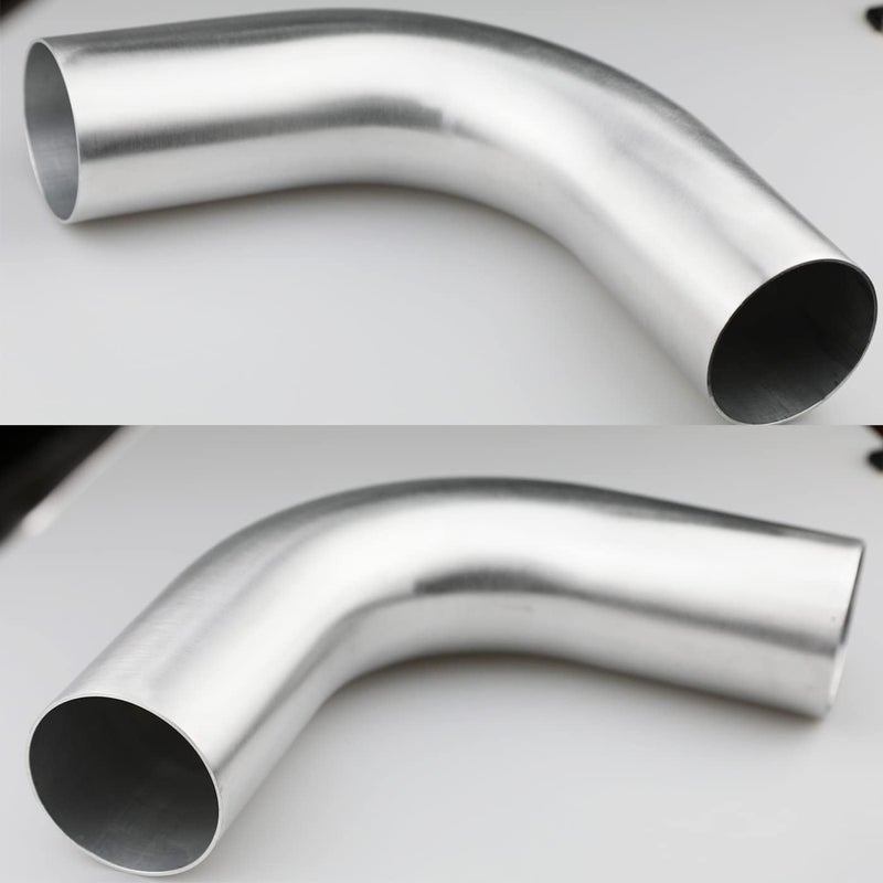 KRD PERFORMANCE 90 Degree Bend Elbow 2.75" OD Intercooler Pipe - 6061 Aluminum - Image 2