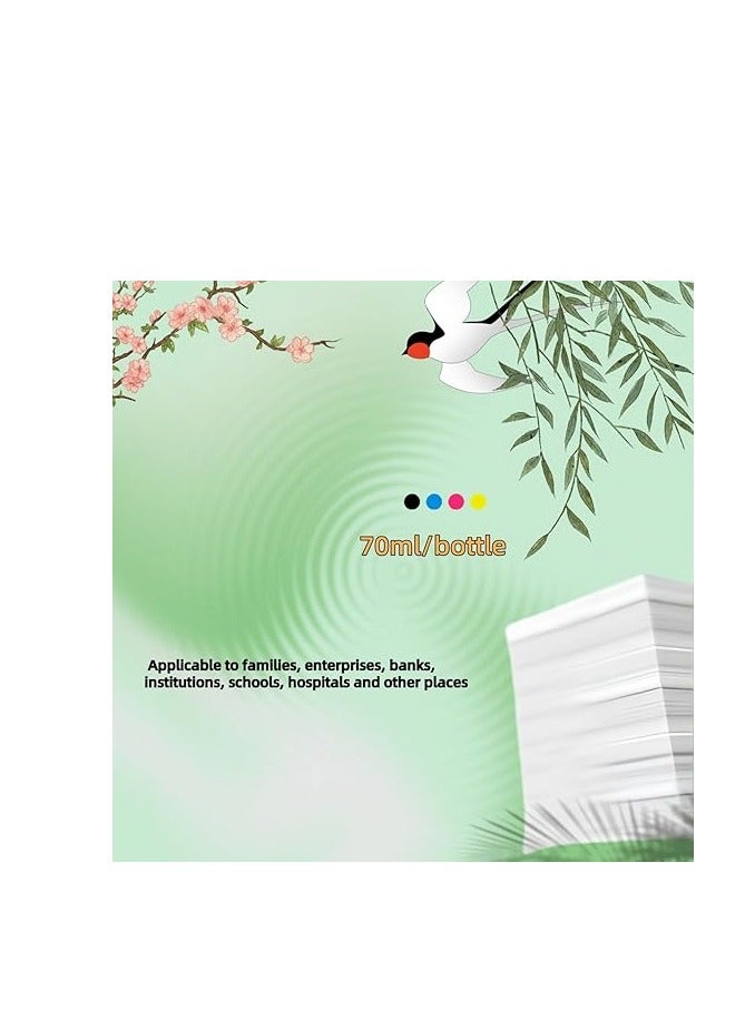 Terabyte 673 INK SET  for EcoTank for EPSON Pack of 6 (M C Y LC L,M BK) for Printer L800 L805 L810 L850 L1800 - Image 4