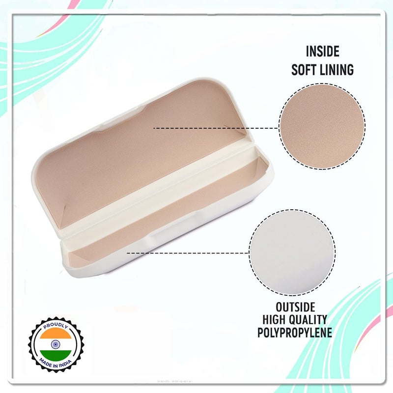 VIVID Vision Unisex Adult Lightweight Eyewear Specs Case Cover | Protect Eye Glasses | Chashma Dibbi | Spectacle Box | Closure - Push Button | Plastic - Image 3