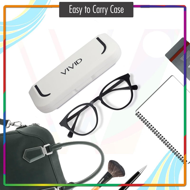 VIVID Vision Unisex Adult Lightweight Eyewear Specs Case Cover | Protect Eye Glasses | Chashma Dibbi | Spectacle Box | Closure - Push Button | Plastic - Image 5