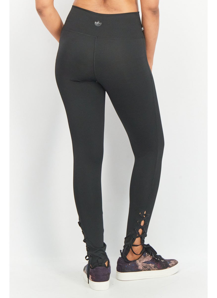 adidas Originals Women Tight Fit Running Leggings, Black  - Image 4