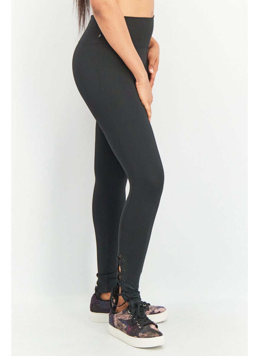adidas Originals Women Tight Fit Running Leggings, Black  - Image 2
