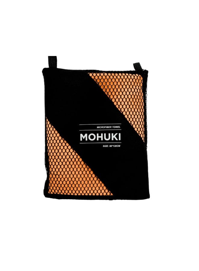 Mohuki Microfiber Towel - Orange - Image 1