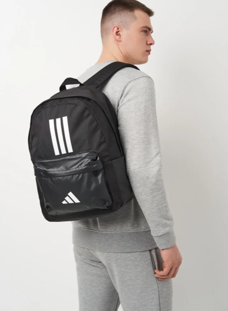 adidas حقيبة ظهر كلاسيكية بثلاث خطوط للمدرسة