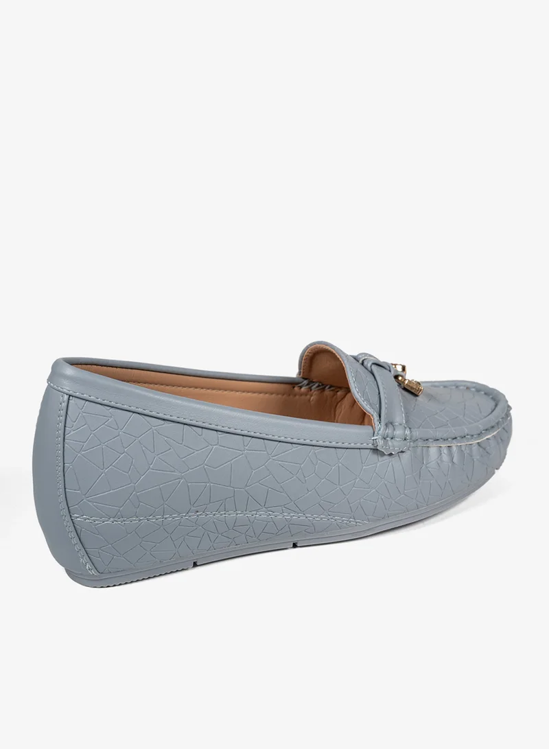 Geoomnii BLUE Geoomnii Closed Flat Shoes for Women – Comfortable Slip-On Ballet Flats for Office, Daily Wear & Casual Use for Women | Best Price UAE