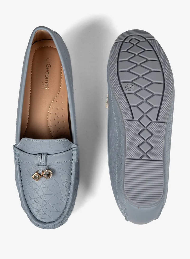 Geoomnii BLUE Geoomnii Closed Flat Shoes for Women – Comfortable Slip-On Ballet Flats for Office, Daily Wear & Casual Use for Women | Best Price UAE