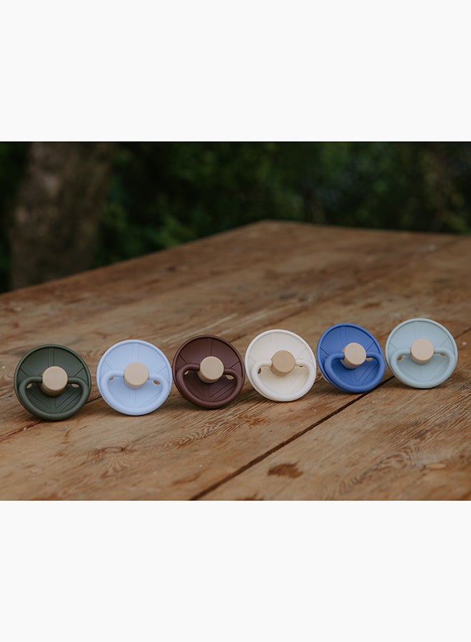FRIGG Little Viking Latex Baby Pacifier 6-18M 1-Pack Bjorn Cocoa - Size 2 - Image 5