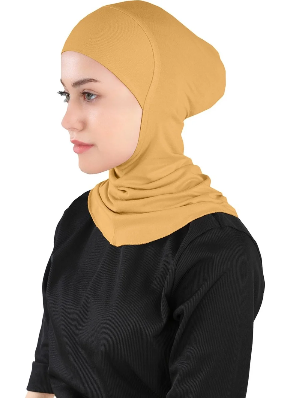 Ecardin Large Hijab Bonnet - St 224 Mustard