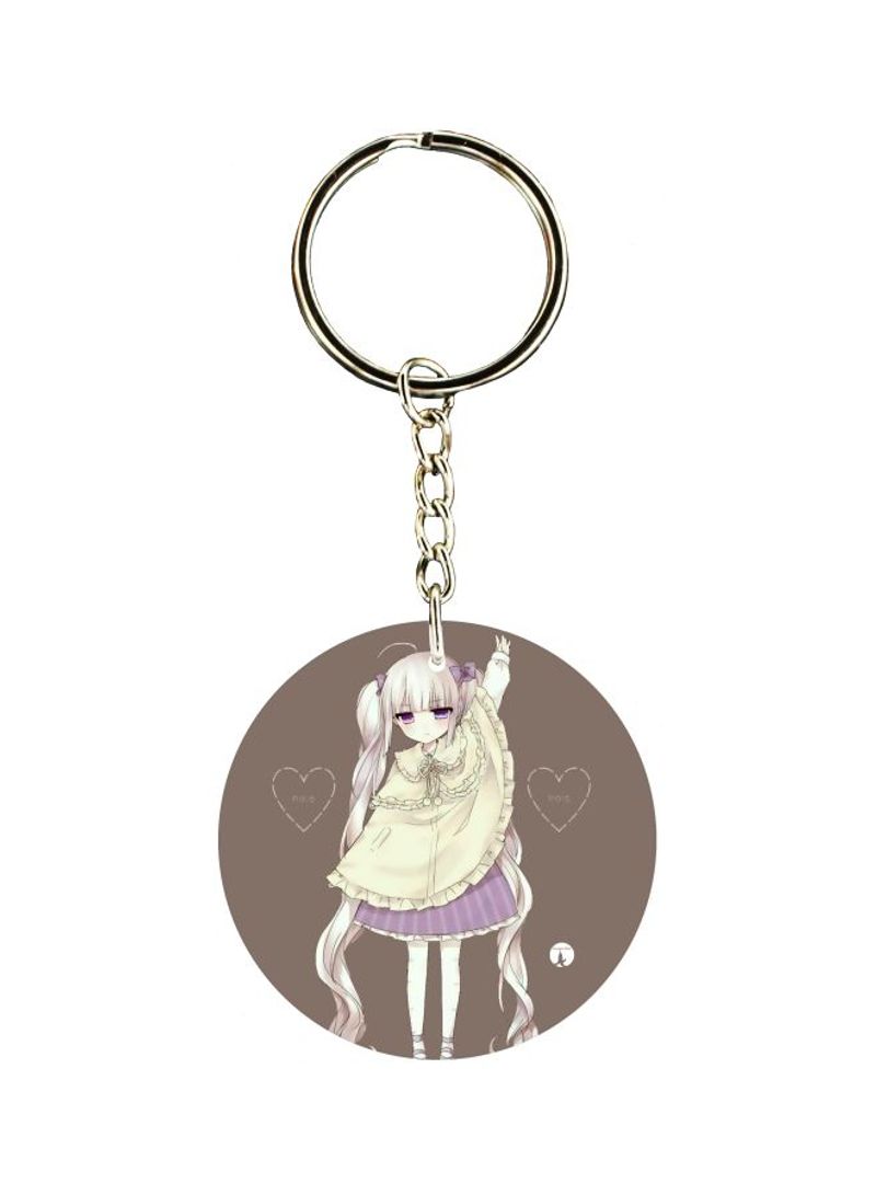 Anime Character Printed Keychain