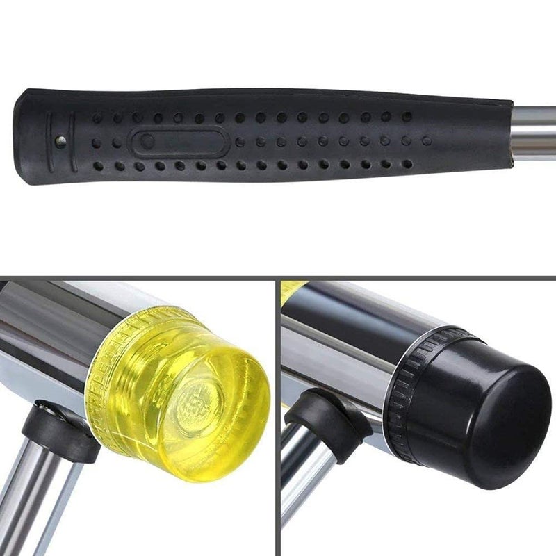 DIY Crafts DIY Crafts CTDIYHI21881 Lightweight Mallet with DoubleFaced Soft Rubber and Non Slip Hard Plastic Grip Perfect for Leather Crafts  - Image 5