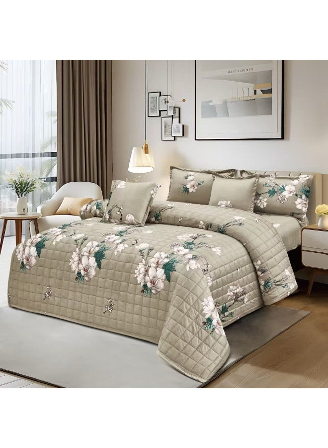 MingLi A compressed, printed, single and a half  Comforter Set consisting of 4 pieces of soft velvet, size 170*220 - Image 1