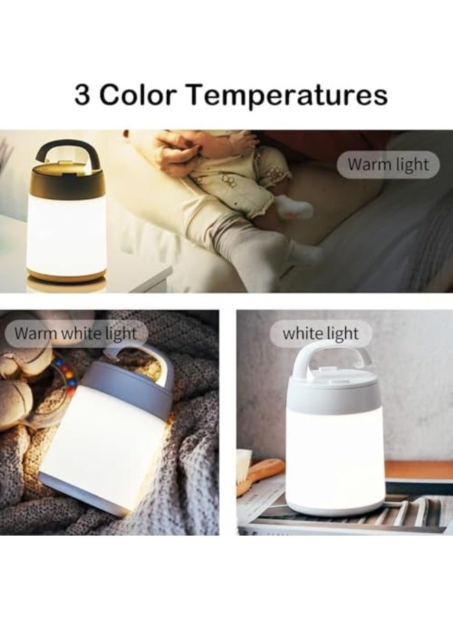 LinJie Bedside Table Lamp,Night Light for Kids,LED Touch Sensor Baby Night Light for Breastfeeding and Sleep Aid, Rechargeable Portable Night Light for Bedroom/Kid's Room/Hallways - Image 5