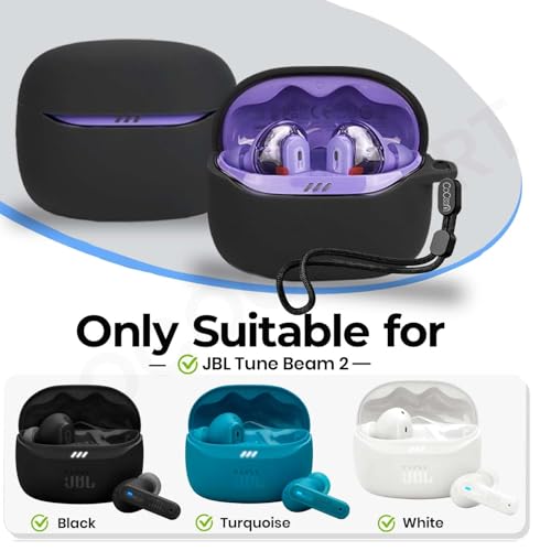 Cocoonkart Soft Silicone Case Cover Compatible with Tune Beam 2 (Black) - Image 2